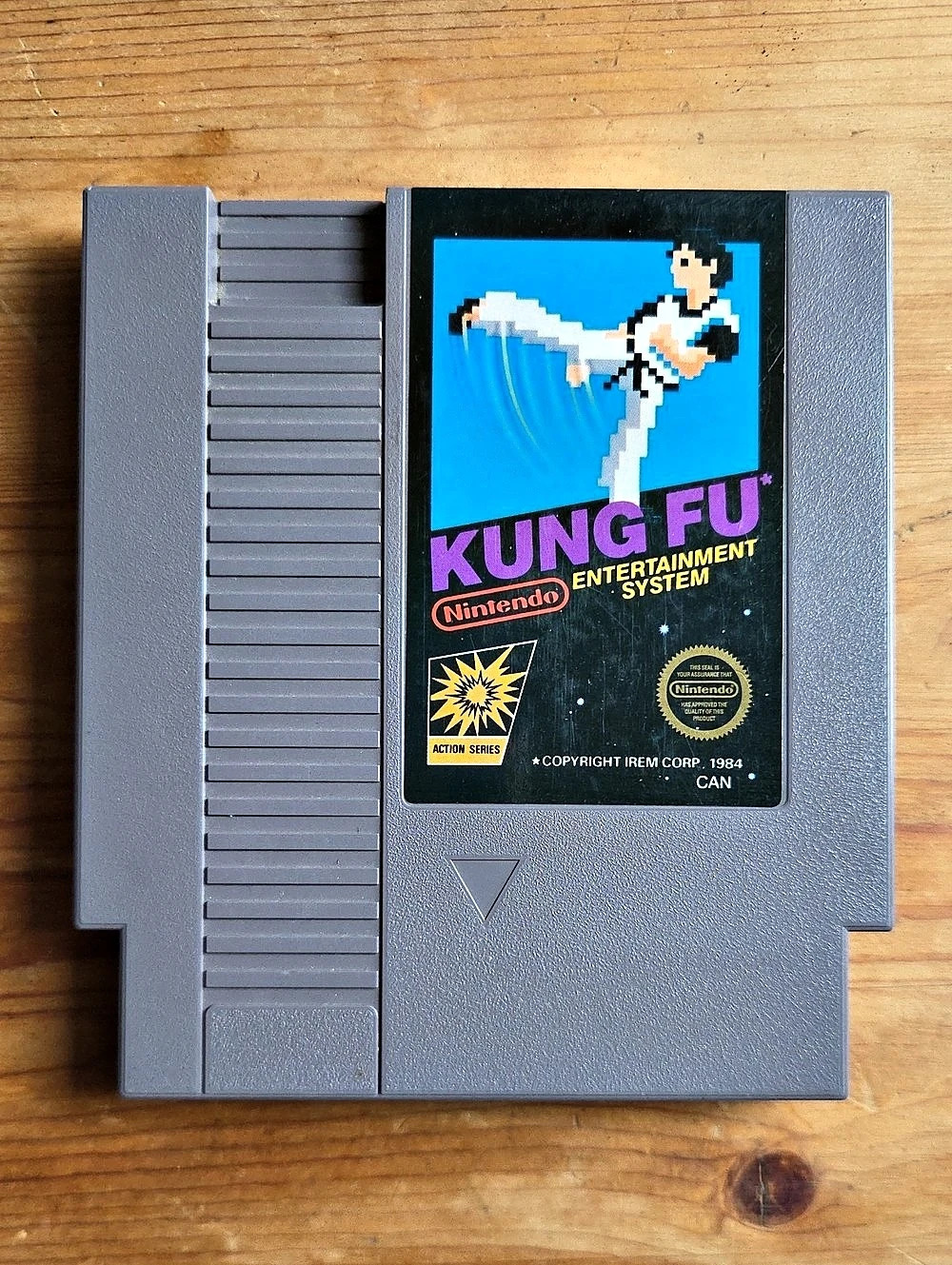 Kung Fu Nintendo NES 1985 Authentic Vintage Retro Video Game TESTED